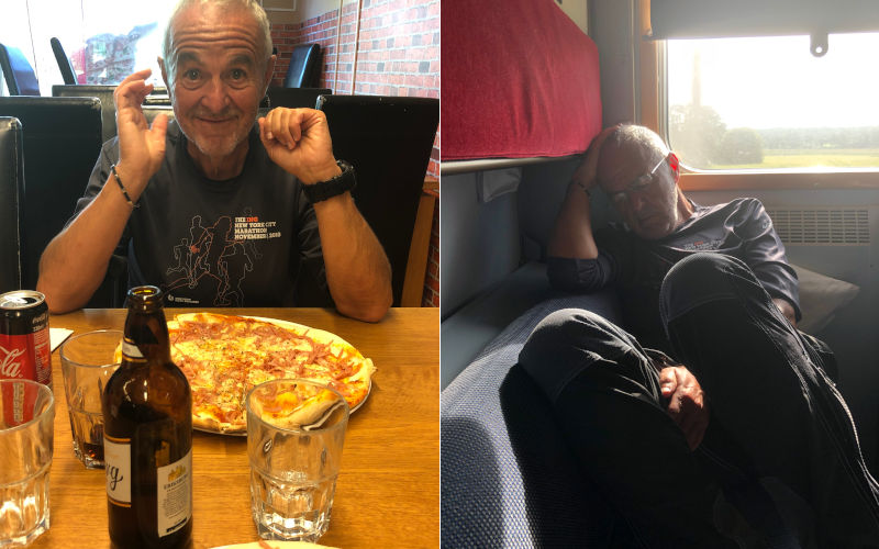 il Kungsleden - trekking in Lapponia - Kiruna pizza e treno notturno Kiruna Stoccolma