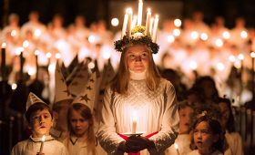 La festa di Santa Lucia a Stoccolma e in Svezia