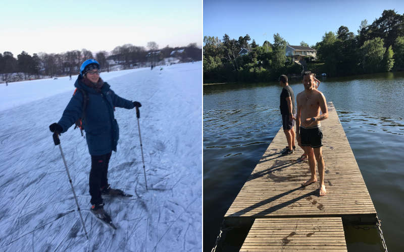 meteo a Stoccolma: il freddo e il caldo i due estremi
