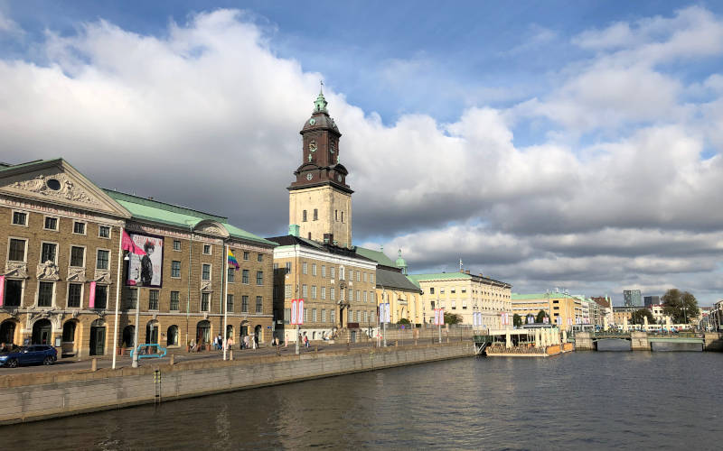Panorama dalla chiesa tedesca di Göteborg
